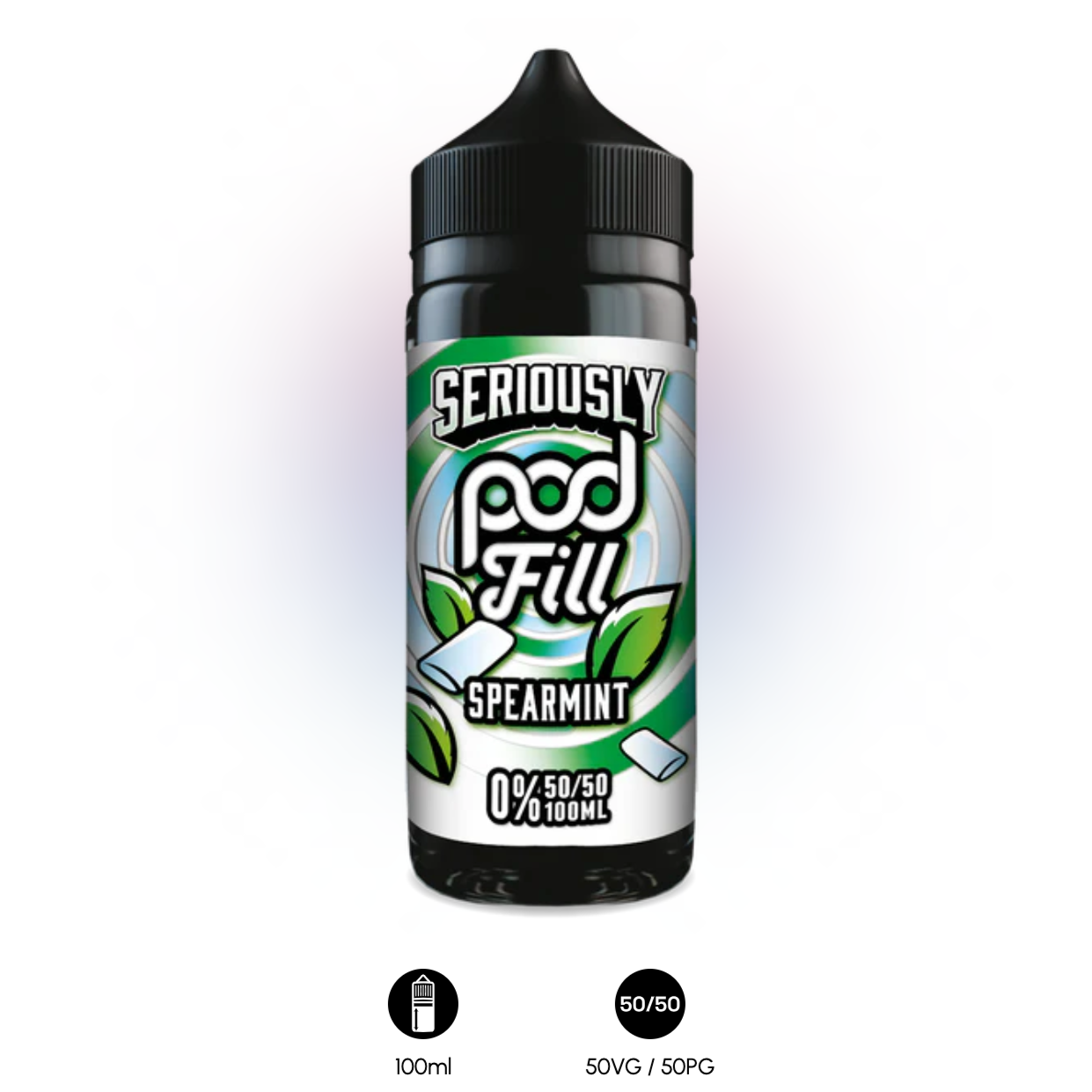 Seriously Pod Fill Spearmint 100ml Short Fill