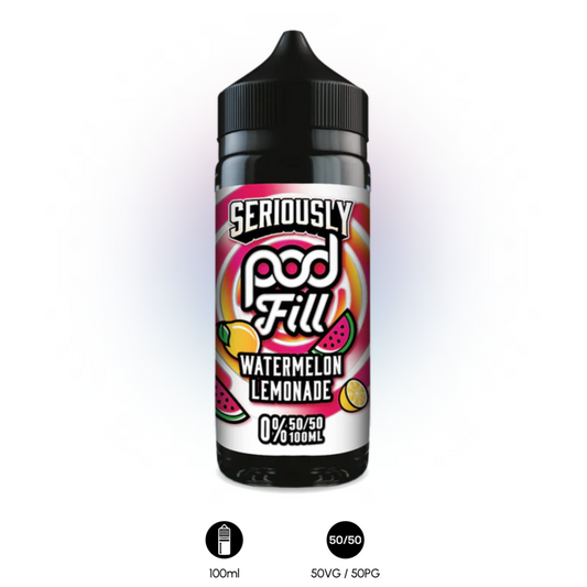 Seriously Pod Fill Watermelon Lemonade 100ml Short Fill