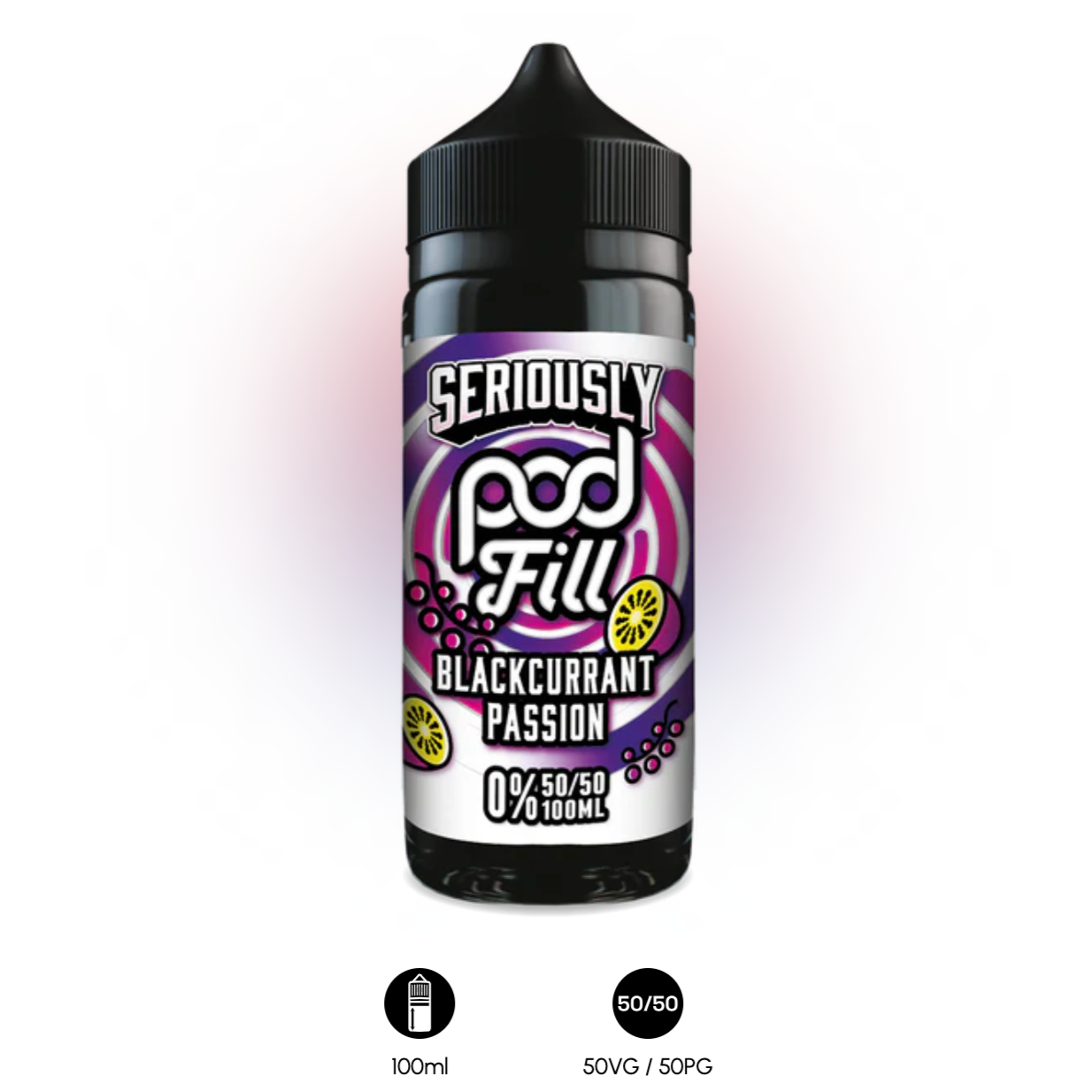 Seriously Pod Fill Blackcurrant Passion 100ml Short Fill